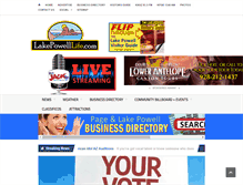 Tablet Screenshot of lakepowelllife.com